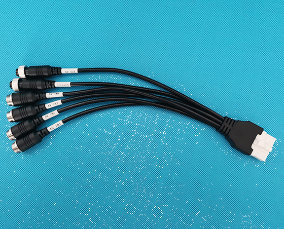 SA20P TO M12-4P2 Male 2 female extension cable